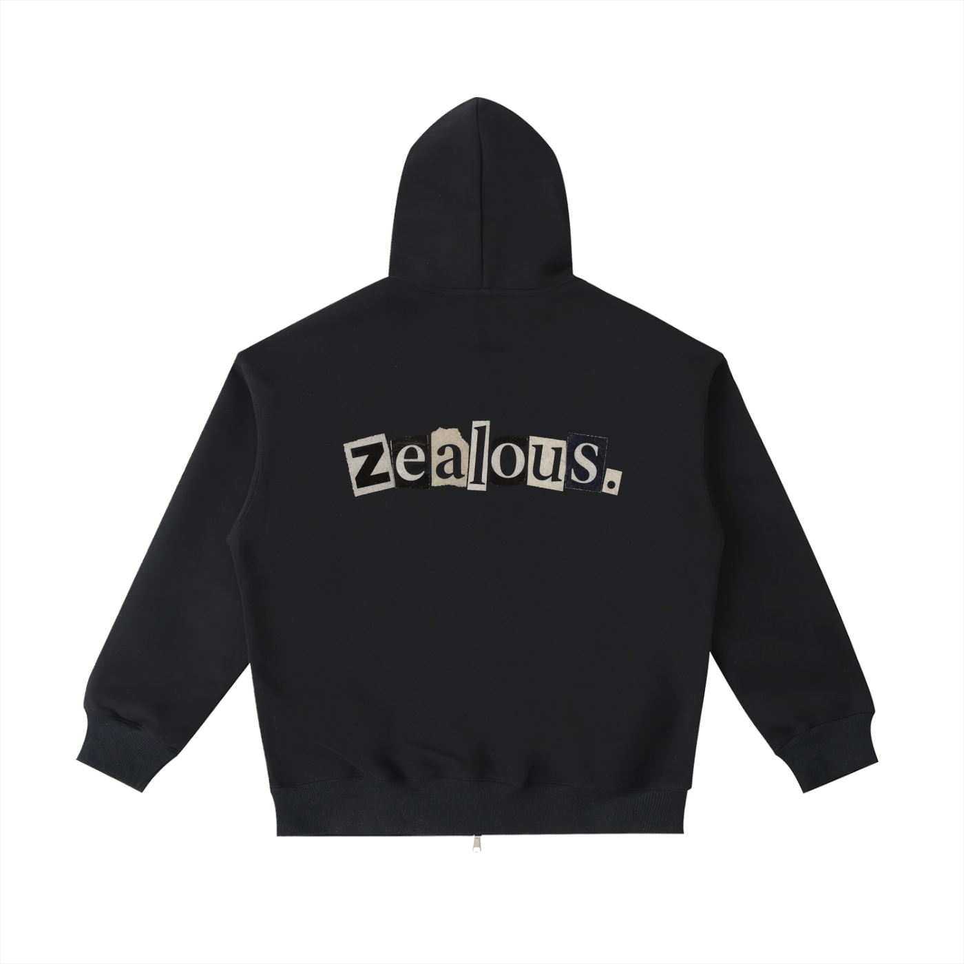 zealous. Ransom Zipper Hoodie Black